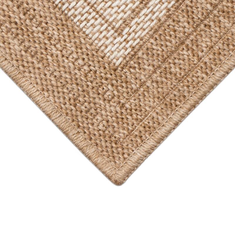 Liora Manne Sahara Multi Border Indoor/Outdoor Rug