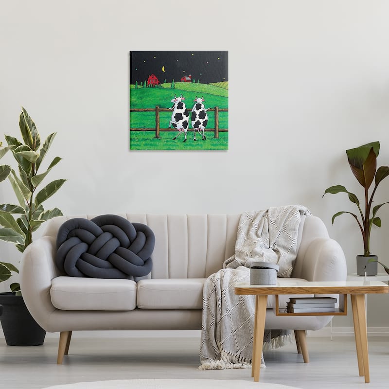 Stupell Girls Night Out Cows Canvas Wall Art Design By Roger Straub