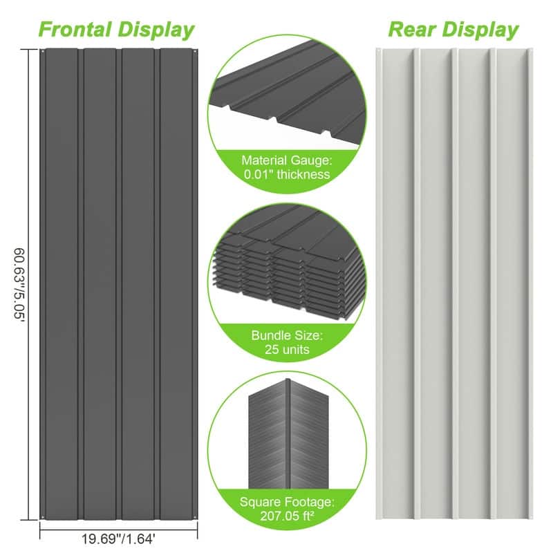Domi Premium Trapezoidal Steel Roofing & Cladding Panels - Ultimate Weather Protection