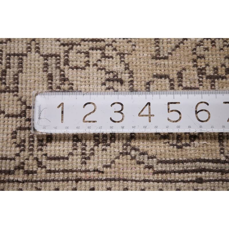 Over-Dyed Tabriz Persian Vintage Large Rug Hand-Knotted Wool Carpet - 9'8" x 13'2"