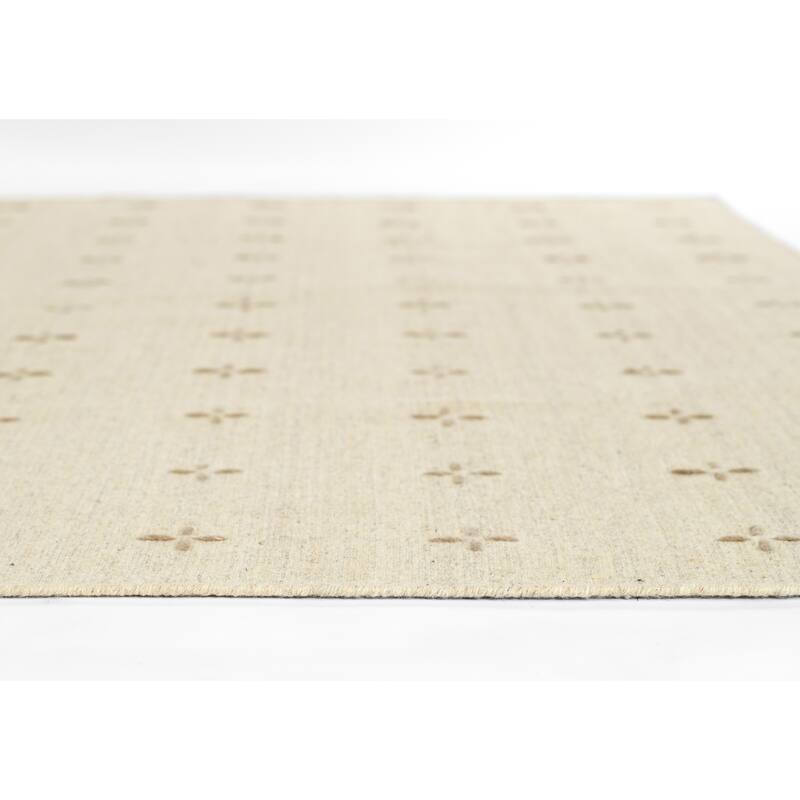 Momeni Oliver Geometric Wool and Polyester Hand Loomed Area Rug