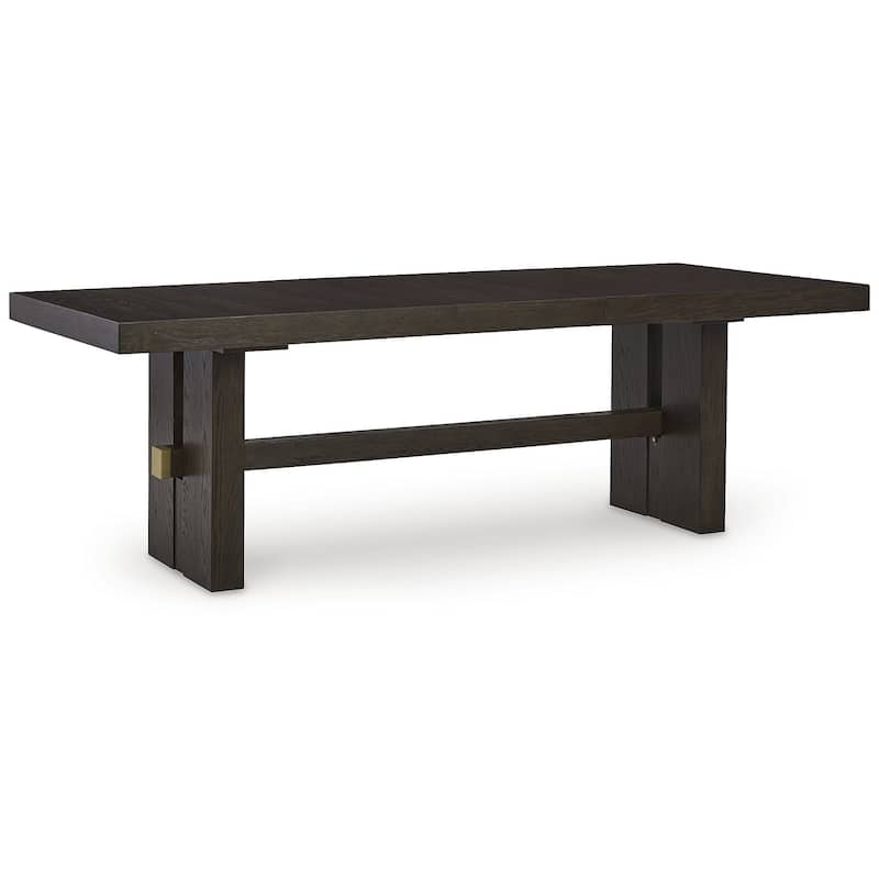 Signature Design by Ashley Burkhaus Dark Brown/Beige 10-Piece Dining Package
