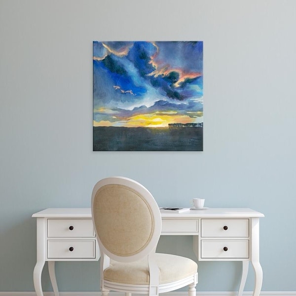 Easy Art Prints Grace Popp's 'Vivid Sunset I' Premium Canvas Art