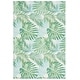 preview thumbnail 12 of 12, SAFAVIEH Barbados Asimina Tropical Indoor/ Outdoor Waterproof Patio Backyard Rug 5' Square - Green/Teal
