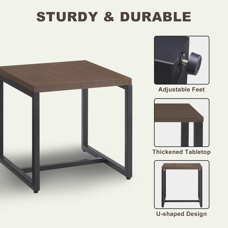 Patio Side Table Outdoor End Table