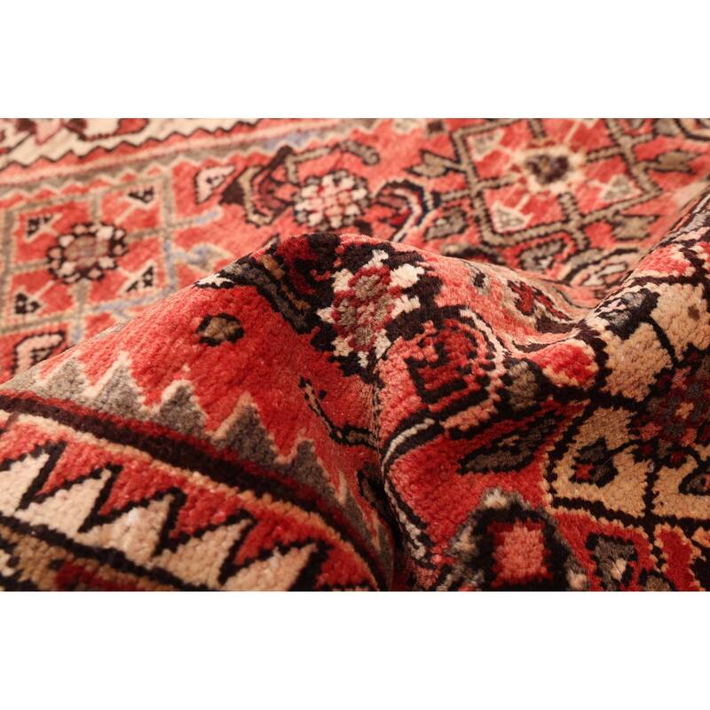 ECARPETGALLERY Hand-knotted Andelz Red Wool Rug - 4'7 x 8'4