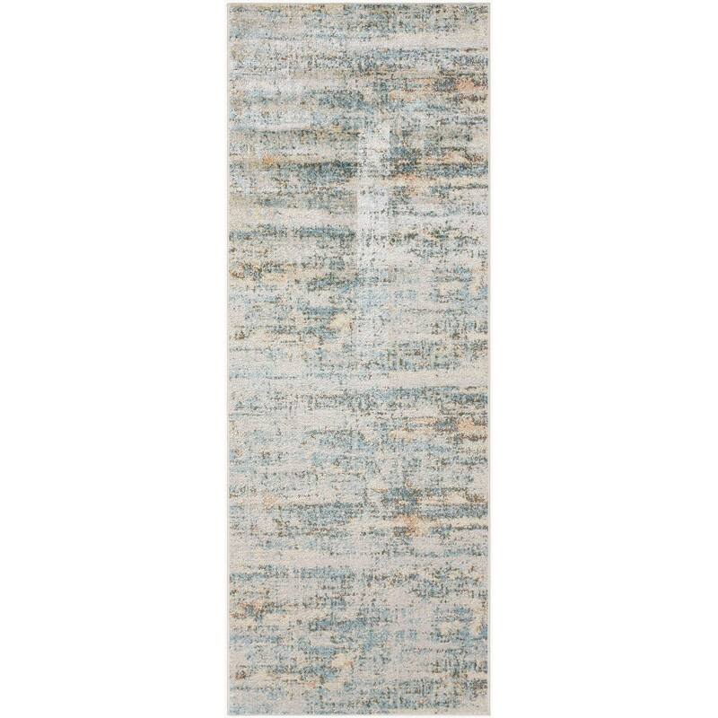 Livabliss Industrial Lillian Abstract Washable Area Rug