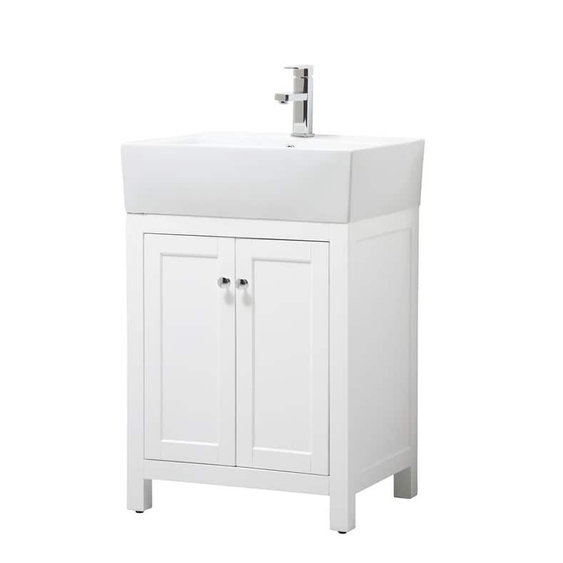 Stanford 23" Single Bathroom Vanity Sink - White