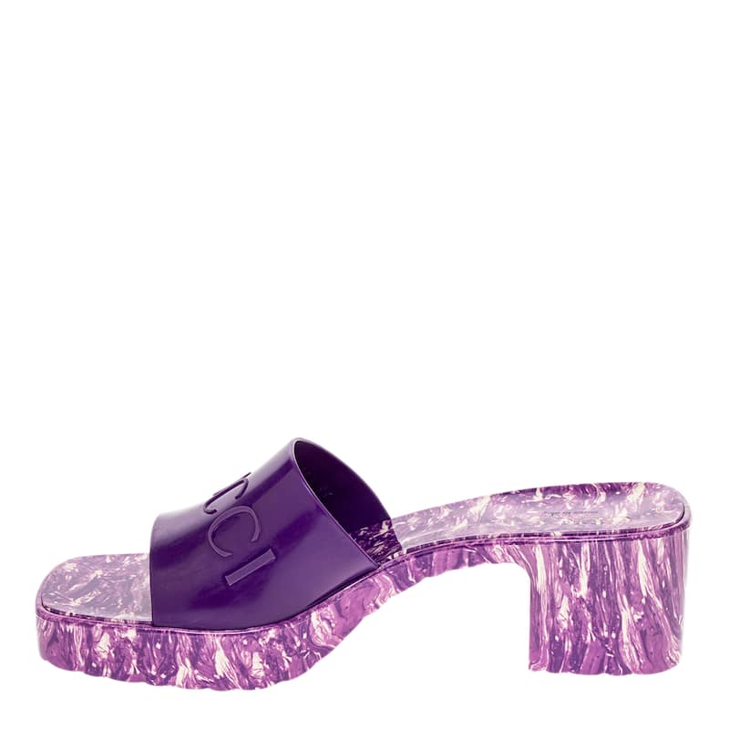 Gucci Slide Sandal with Gucci Logo - 36
