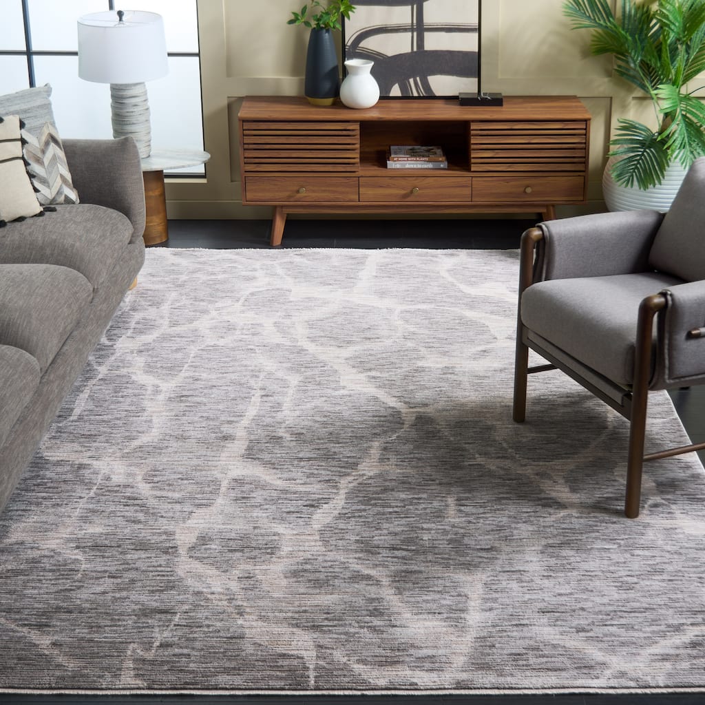 SAFAVIEH Garnet Lone Modern Contemporary Abstract Rug