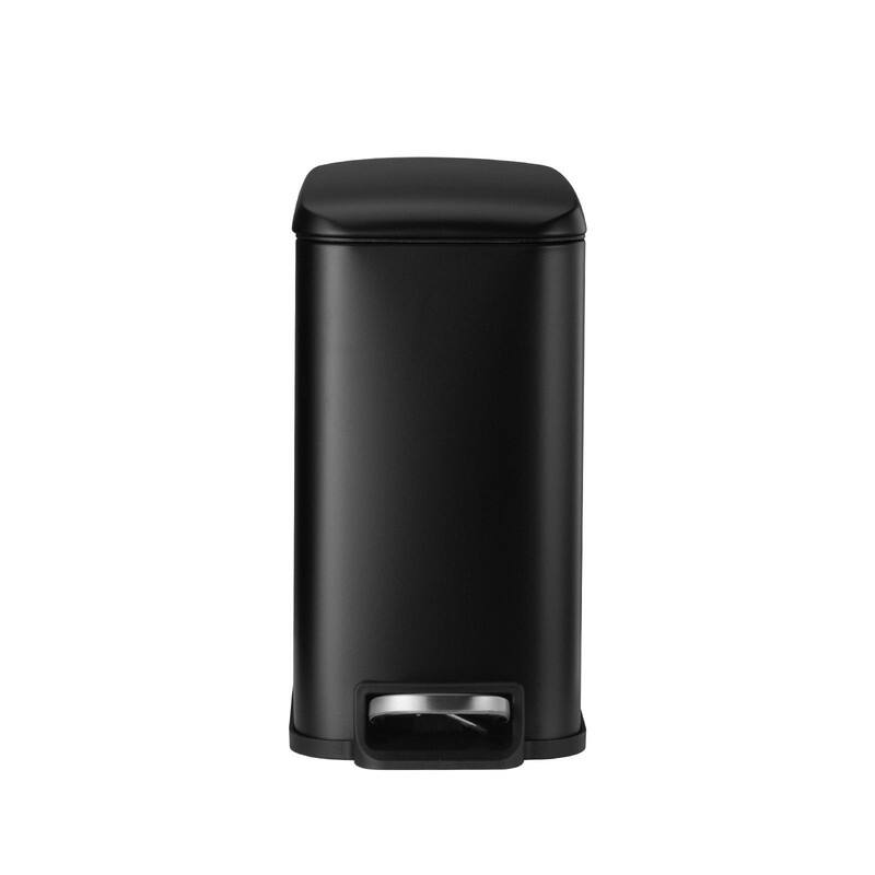 6L Slim Trash Can with Step Pedal, Soft-Close Lid, and Removable Inner Bin