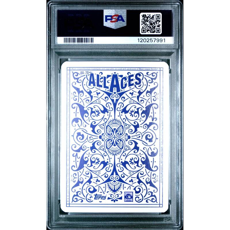 Juan Marichal 2023 Topps All Aces Baseball Card #AA70 Graded PSA 8 Cert # 120257991 - 8' x 11'