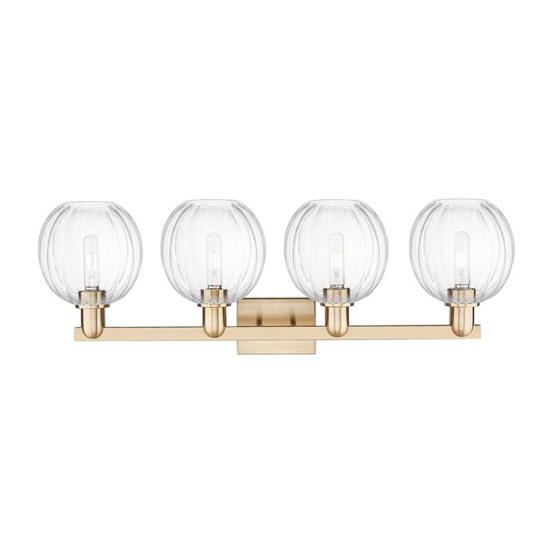 Innovations Lighting Downtown Urban - Preston - 4 Light 36" Globe Shade Bath Vanity Light