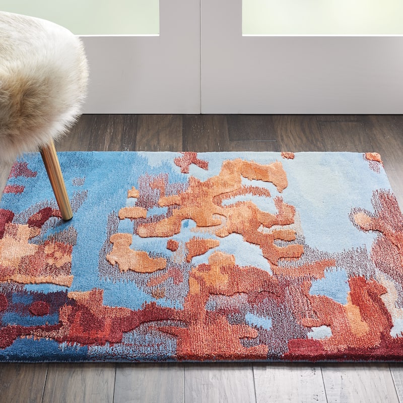 Nourison Hand-tufted Prismatic Modern Abstract Area Rug