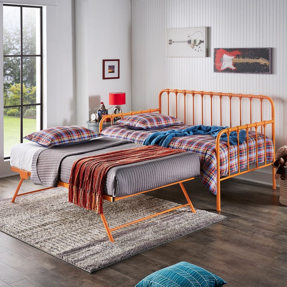 Constance Metal Daybed with Lift-up Trundle by iNSPIRE Q Bold