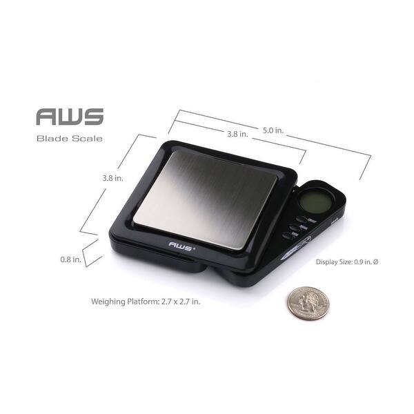 AWS 1kg Digital Pocket Scale Series - American Weigh Scales