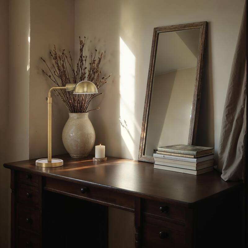 Renwil Halle 21-32 Adj." Height Table Lamp, Yellow