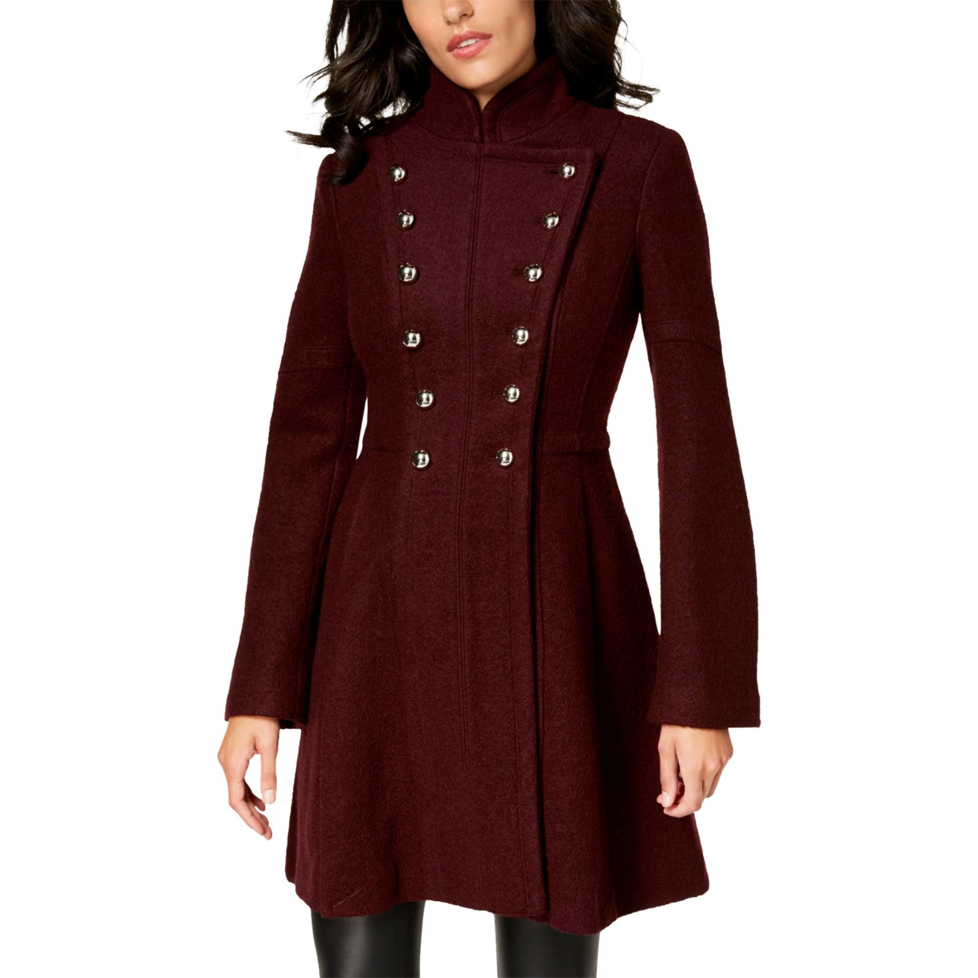 womens wool fitted coat