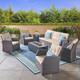 Option gray + dark gray + beige cushion