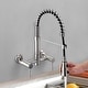 preview thumbnail 4 of 27, Dornberg Wall Mounted Pull Down Bridge Kitchen Faucet