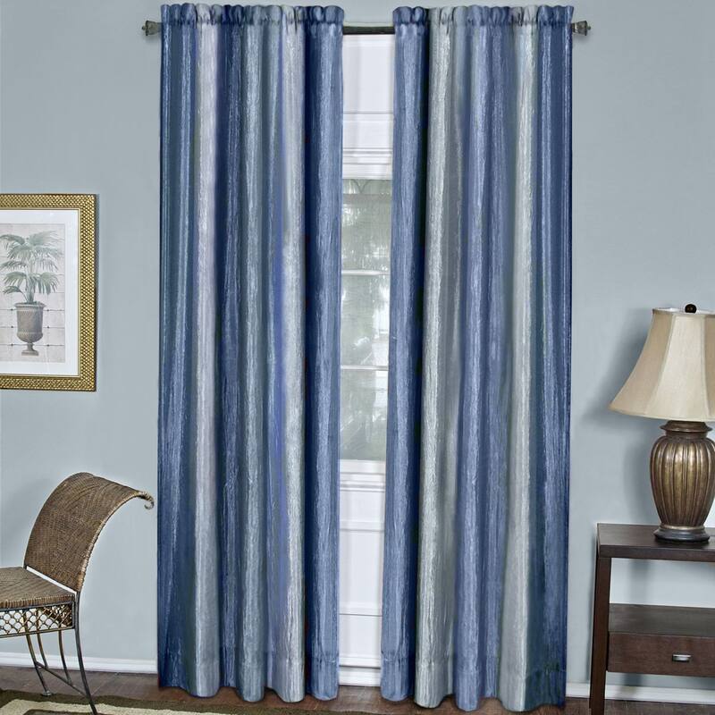 Achim Ombre Window Curtain Panel - Blue - 84 Inches