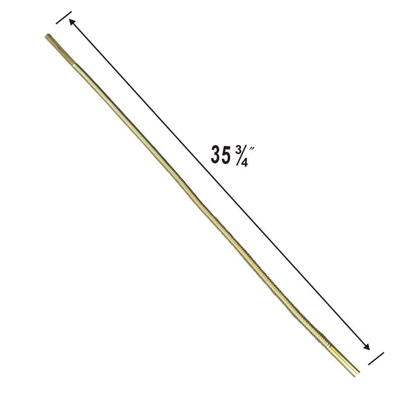 High Tank Toilet Supply Line Flex Extender Chrome Finish 36" Length Renovators Supply