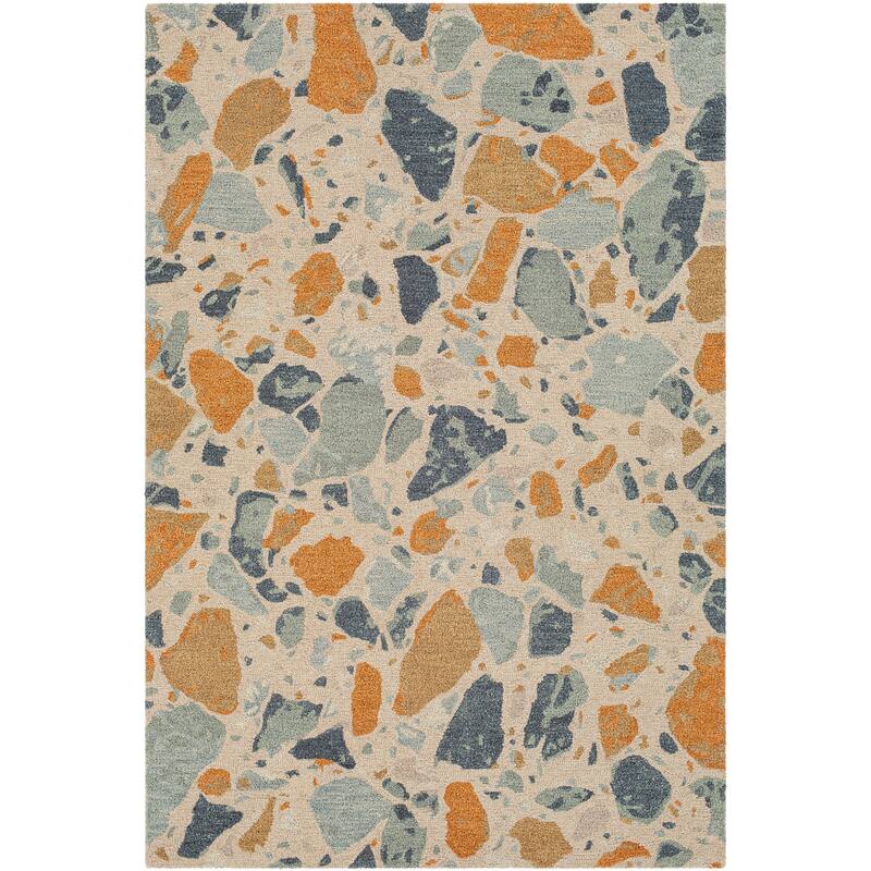 Artistic Weavers Khimala Handmade Modern Terrazzo Wool Area Rug