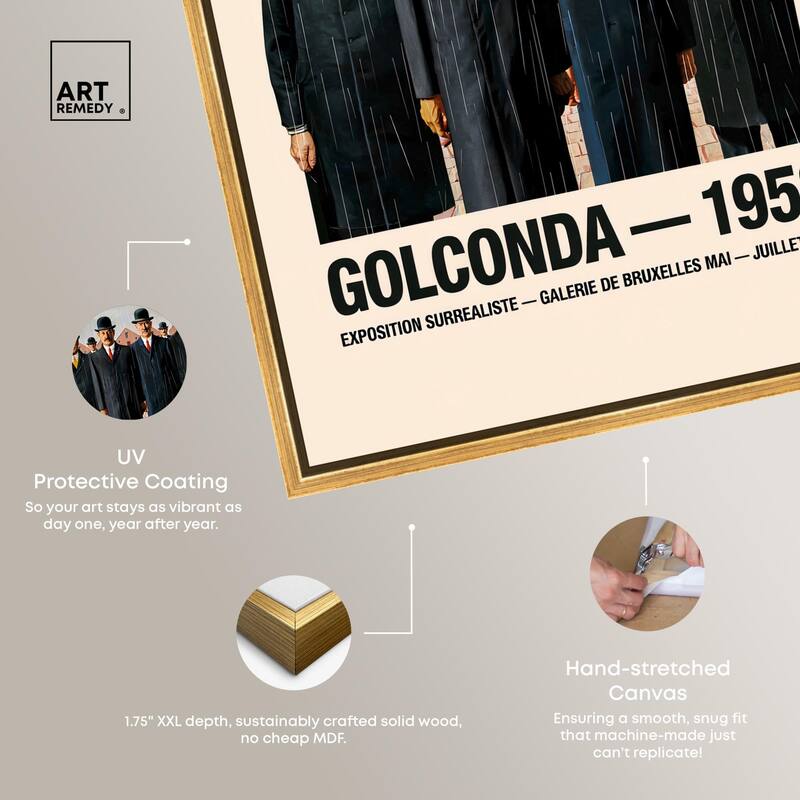 Falling Men of Golconda Canvas by Art Remedy