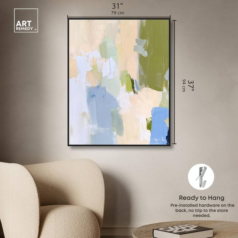 Clover Frost Canvas by Art Remedy
