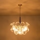 preview thumbnail 8 of 11, 6-Light Swirled Glass Cluster Globe Chandelier - Dimmable