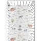 preview thumbnail 2 of 4, Farm Animals Boy Girl 2pc Fitted Crib Sheets Gender neutral Watercolor Farmhouse Barn Horse Cow Pig Sheep Red Black and White