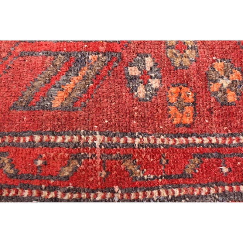 ECARPETGALLERY Hand-knotted Andelz Red Wool Rug - 4'5 x 7'2
