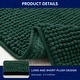 preview thumbnail 18 of 83, Subrtex Chenille Soft Rugs Super Water Absorbing Shower Mats