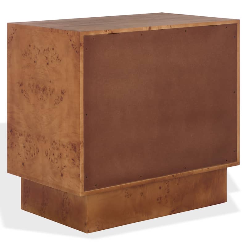SAFAVIEH Couture Tessly Burl Veneer Chest - 32"W x 19"D x 30"H