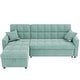 preview thumbnail 4 of 18, 82'' Wide Sectional Couch Pull-Out Sofa Bed with Storage Chaise