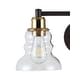 preview thumbnail 9 of 67, Modernist Vintage Metal/Glass Industrial Rustic LED Vanity, by JONATHAN Y