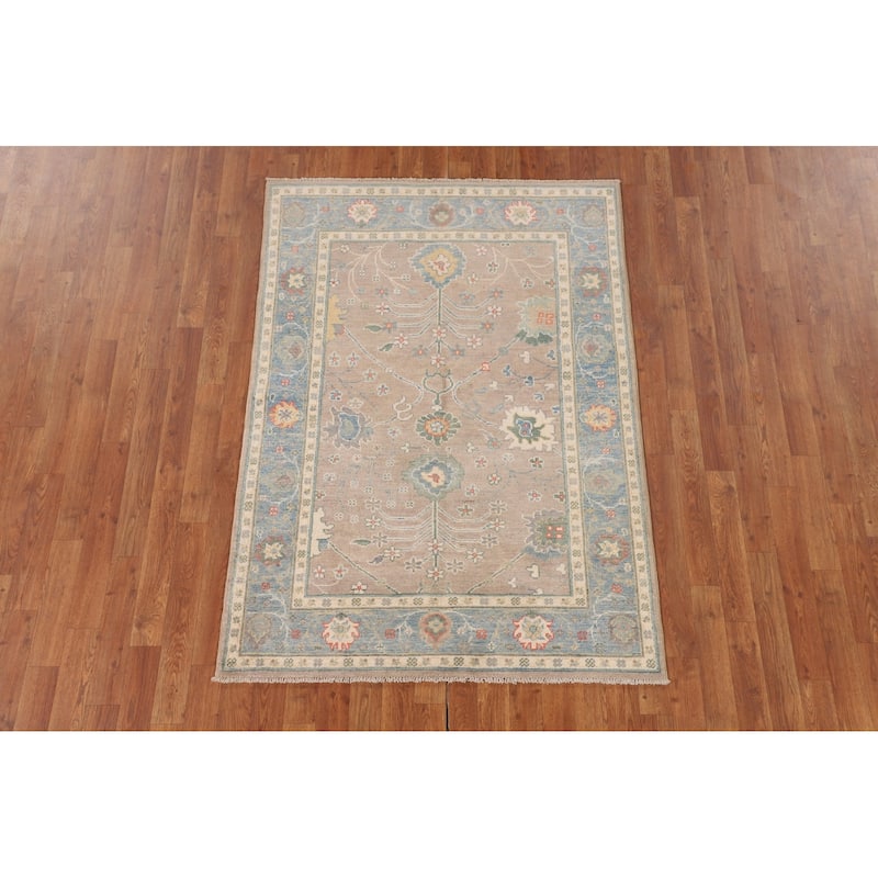 Traditional Kazak Oriental Accent Rug Handmade Wool Carpet - 3'10"x 5'5"