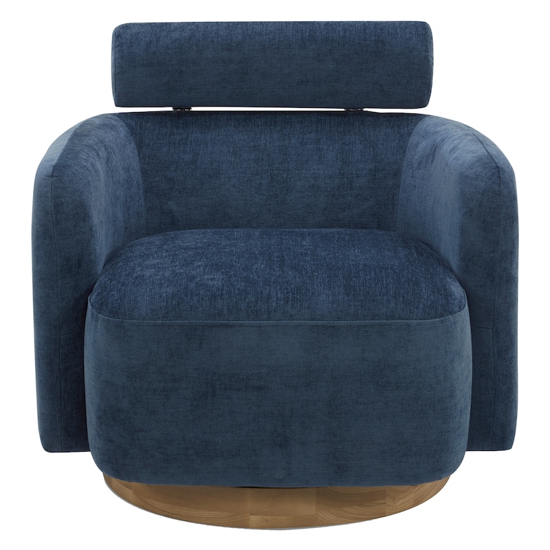 Spruce & Spring Ray Modern Swivel Accent Barrel Chairs
