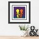 preview thumbnail 5 of 4, Framed Art Print 'Untitled 1987' by Keith Haring 18 x 18-inch