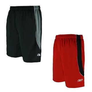3 pack of reebok men's double layer mesh shorts