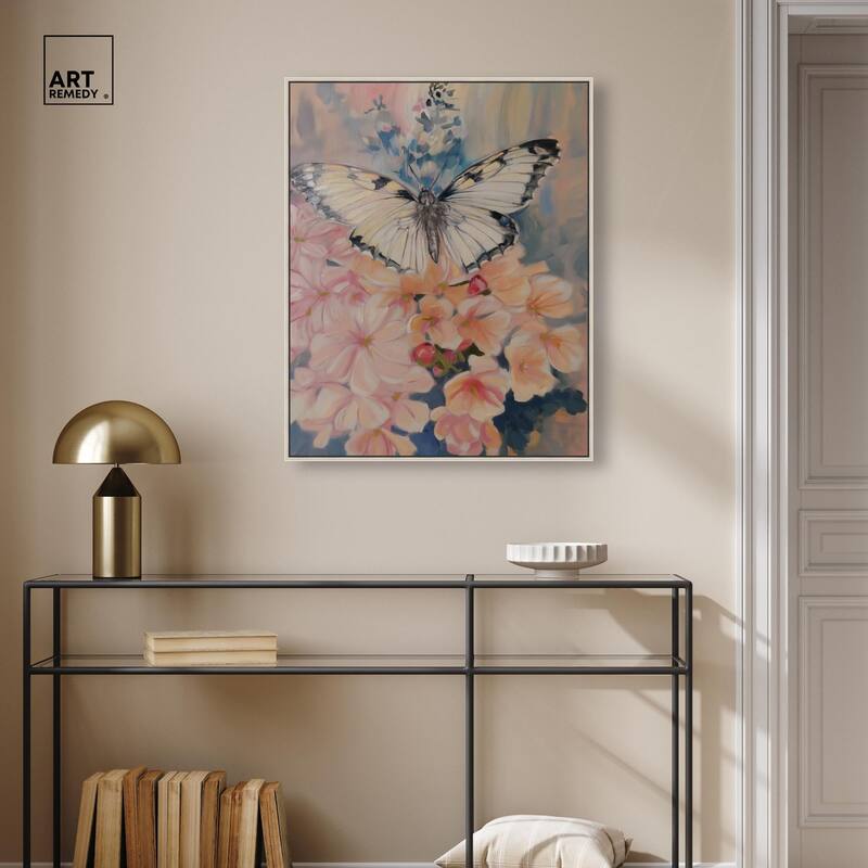 Moonstone Monarch Canvas by Art Remedy