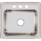 preview thumbnail 9 of 9, Elkay Lustertone 22" Drop In Single Basin Stainless Steel Kitchen Sink