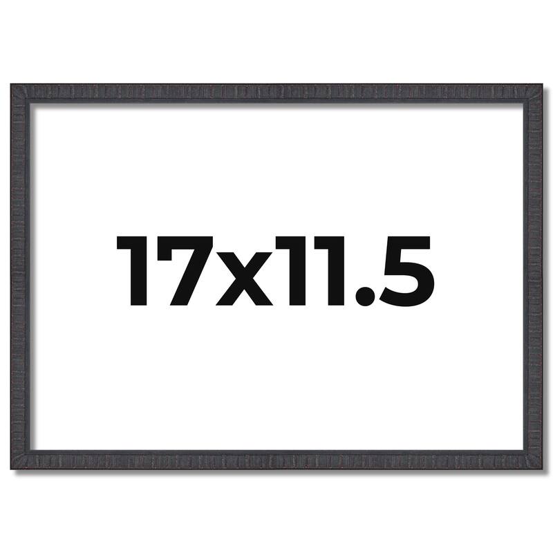 17x11.5 Frame Brown Picture Frame - Complete Modern Photo Frame