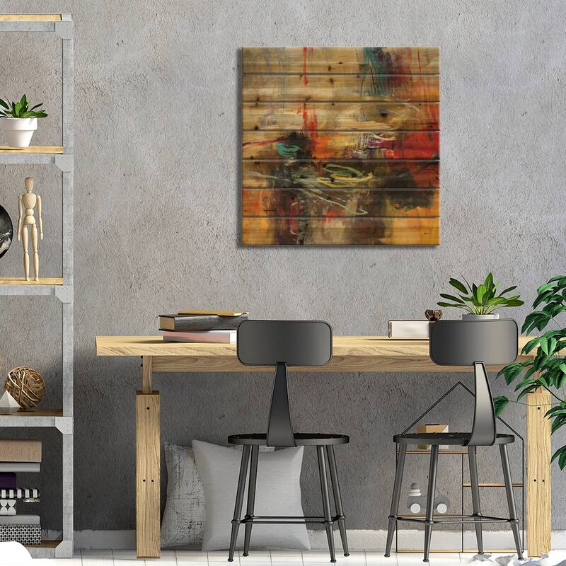 Instinctual Beauty II Print On Wood by Randy Hibberd - Multi-Color