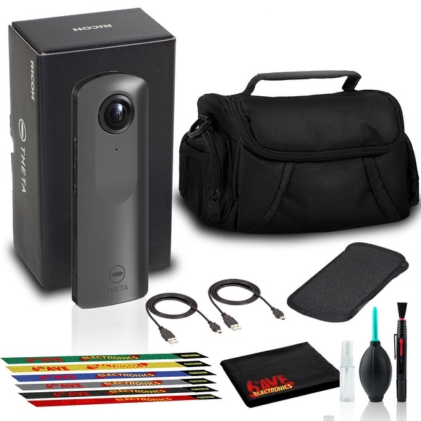 Ricoh THETA V 360 4K Spherical VR Camera with Case, Camera Bag, and. Opens flyout.