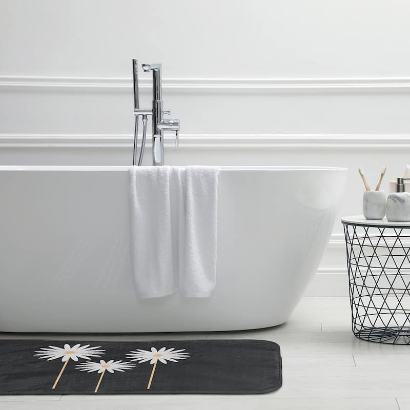 Floral Print Bathmat