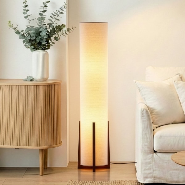 Brightech Parker 48 in. Havana Brown Farmhouse 2-Light LED Super
