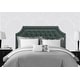 preview thumbnail 4 of 13, Chic Home Malan PU Leather Upholstered Button Tufted Headboard Green - King