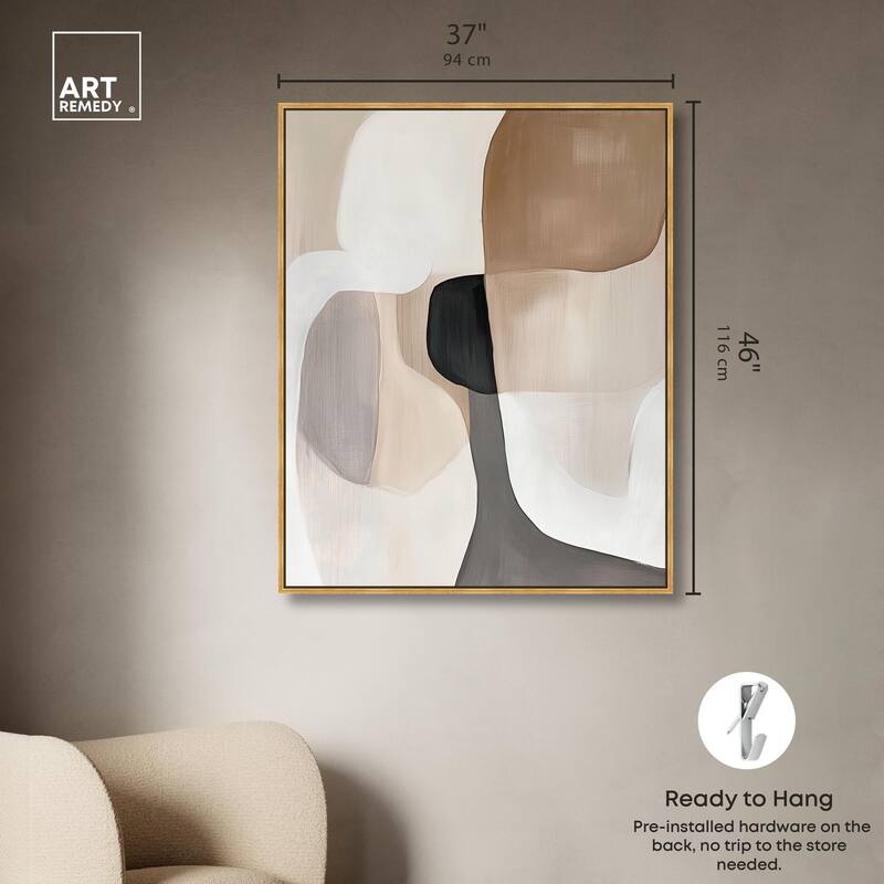 Curvilinear Composition II Canvas by Art Remedy