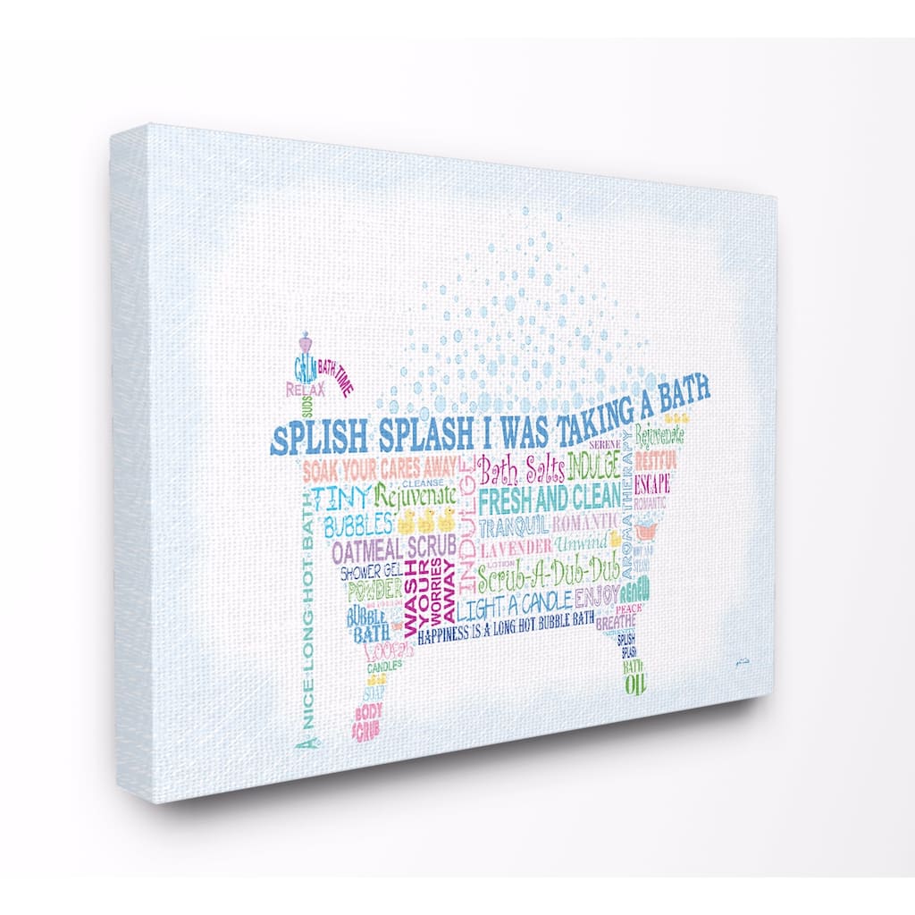 Stupell Splish Splash Bathroom Wall Art
